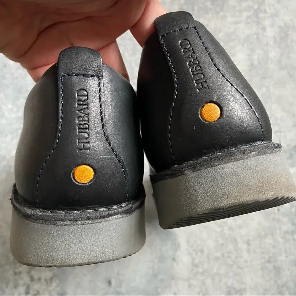 Samuel Hubbard Black Leather Comfort Oxfords 10.5